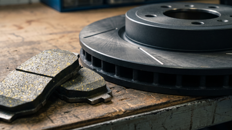 Van brake disc and pads