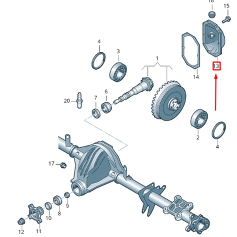Crafter Mk1 Rear Axle Differential Exchange