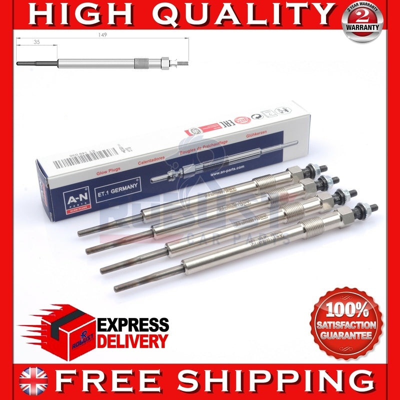 Transit Mk8 Glow Plug Set
